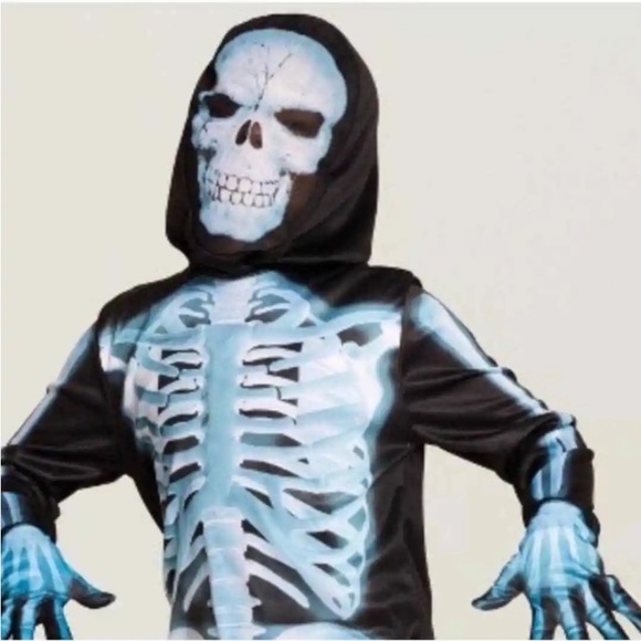 Hyde and Eek X-Ray Skeleton Halloween Costume  Kid Size SMALL New in Package - Picture 3 of 4